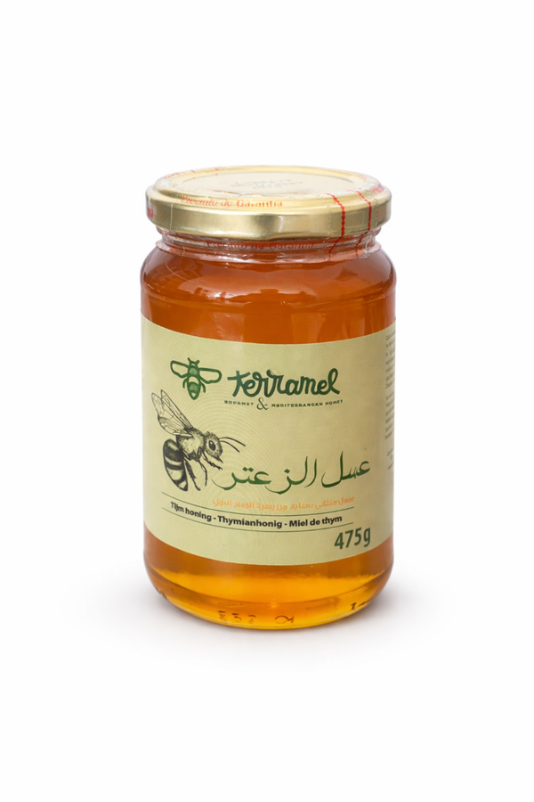 Miel Premium 475g – Eucalyptus, Romarin ou Thym