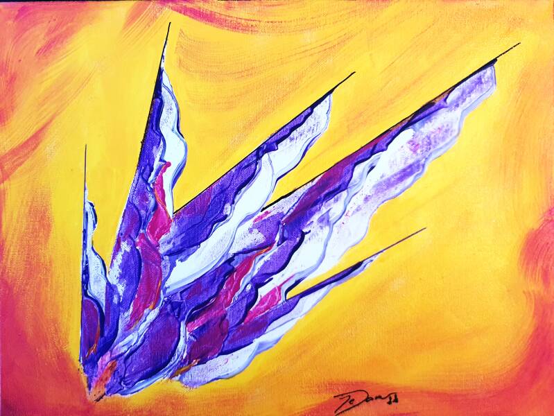 Crystallis ignis 30x40cm 290.00 CHF