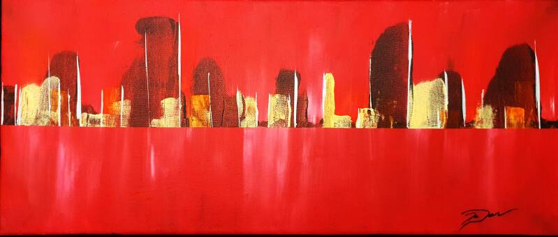 Magenta horizon 25x58cm 350.00 CHF