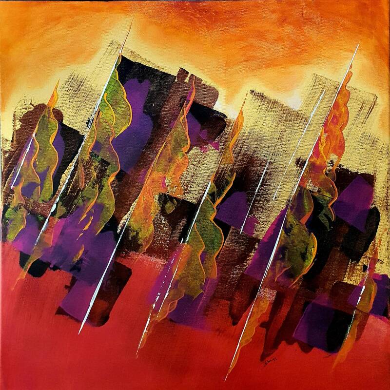 Vis ruber II 58x58cm 750.00 CHF