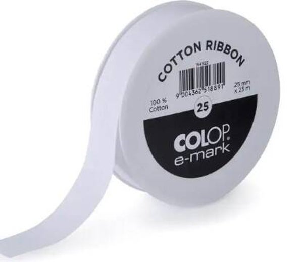 Katoenlint 25mm x 25m