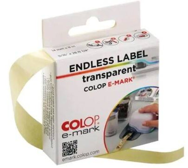 Etiketten transparant