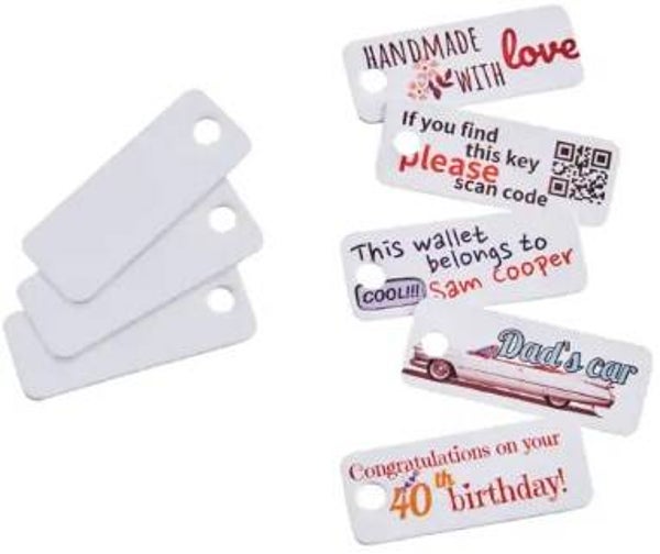 PVC kaartjes 45 x 18mm