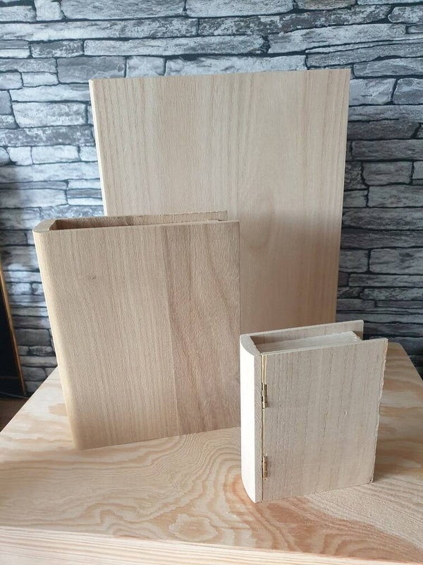 Opbergdozen in vorm van een boek