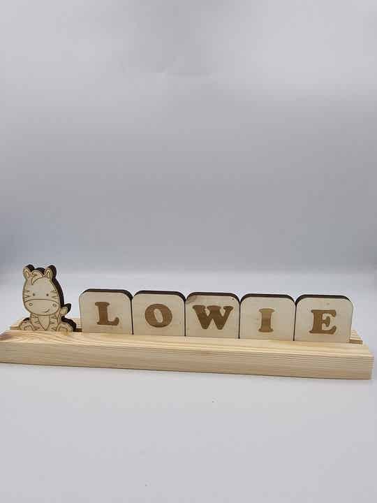 Prijs Voorbeeld Letterbalkje