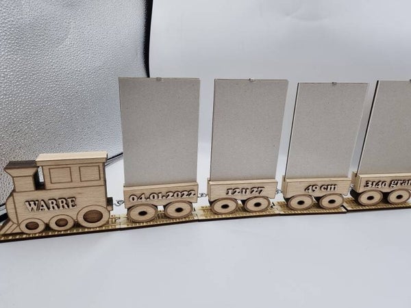 Trein met foto kader