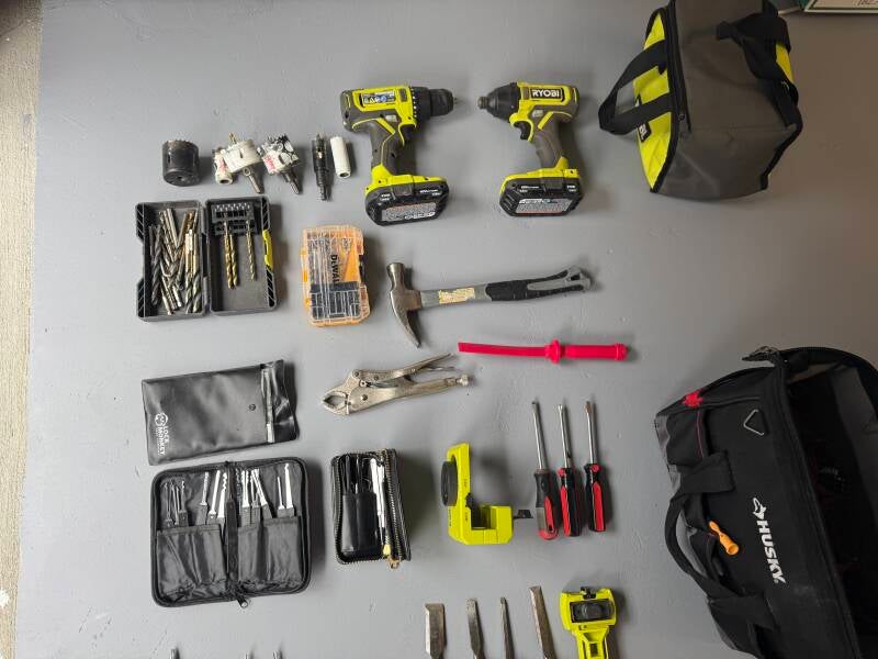Tools for lock replacement and installation