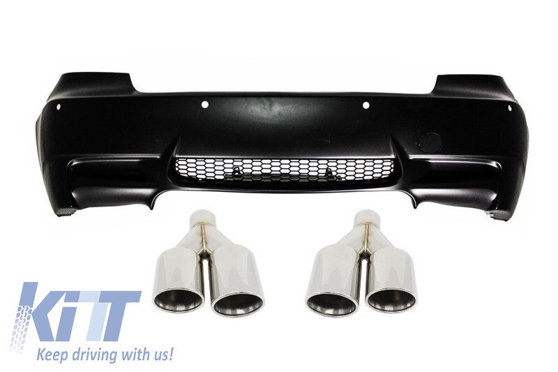 BMW e92/e93 (06-10) Rear Bumper M3 Design With Quad Exhaust Muffler Tips