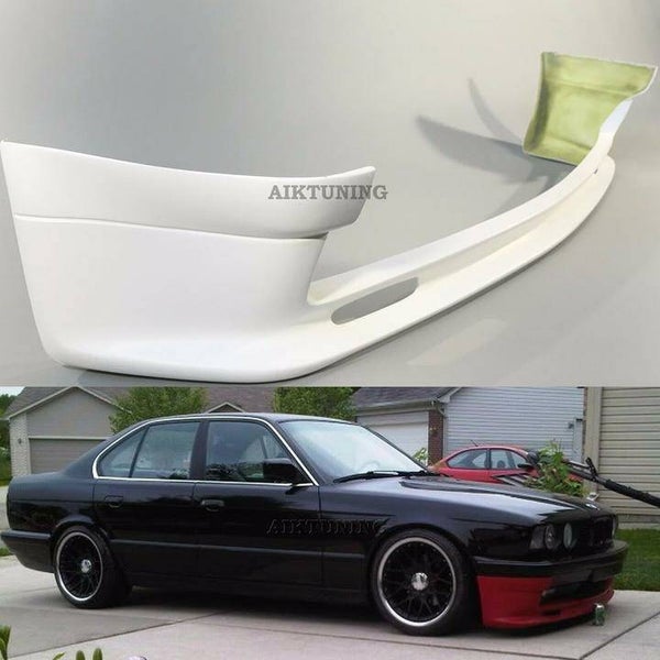 BMW e34 Zender Front Bumper Addon Spoiler Valance Splitter