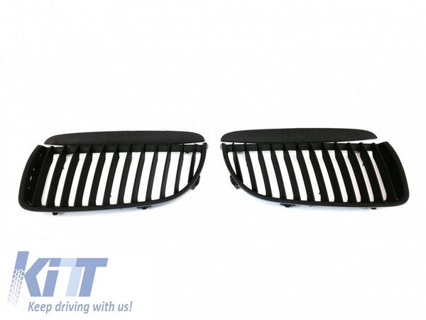 BMW e90/e91 (05-08) Front Kidney Grilles Black