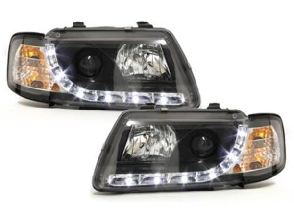 Audi A3 (96-00) Dayline Headlights Black