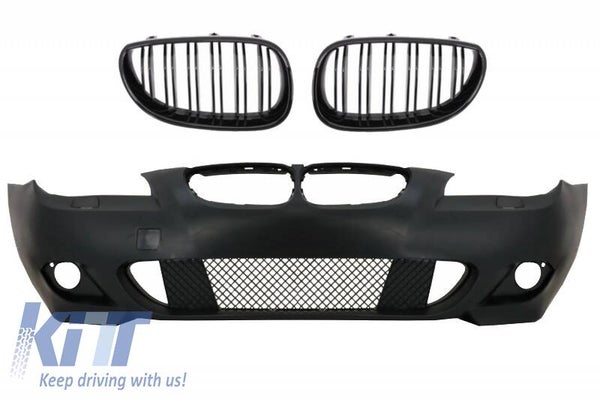 BMW e60 e61 (03-09) Front Bumper With Central Kidney Grilles M-Tech Design