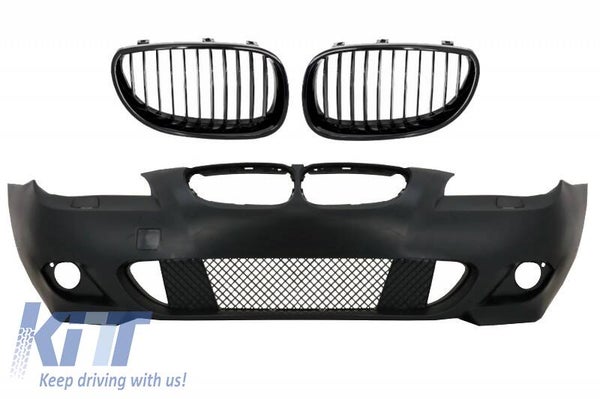BMW e60 e61 (03-09) Front Bumper With Central Kidney Grilles M-Tech Design