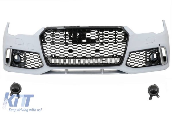 Audi A7 4G (15-18) Facelift Front Bumper With Grill RS7 Design