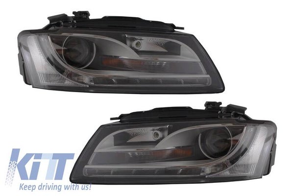 Audi A5 (07-08) Headlights With LED Daytime Running Lights