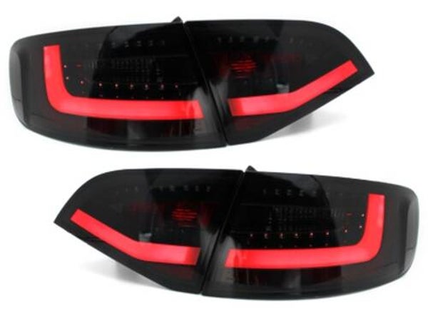 Audi A4 B8 (08-11) Avant LED Taillights Black/Smoke