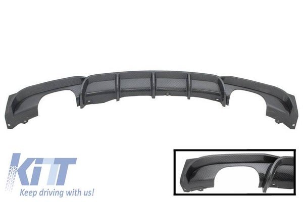 BMW f30/f31 (11-Up) Rear Diffuser Single/Double Outlet Carbon M Performance Design