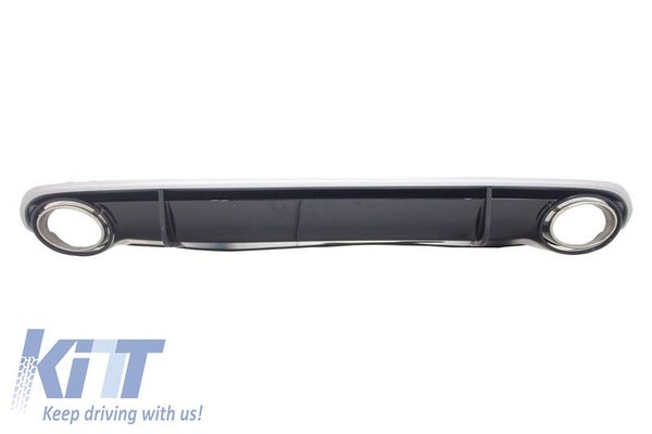 Audi A4 B8 (07-11) Limousine Pre-Facelift Rear Diffuser With Exhaust Tips RS4 Design