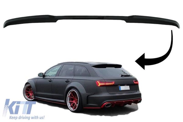 Audi A6 C7 4G (15-18) Avant Facelift Roof Spoiler Piano Black