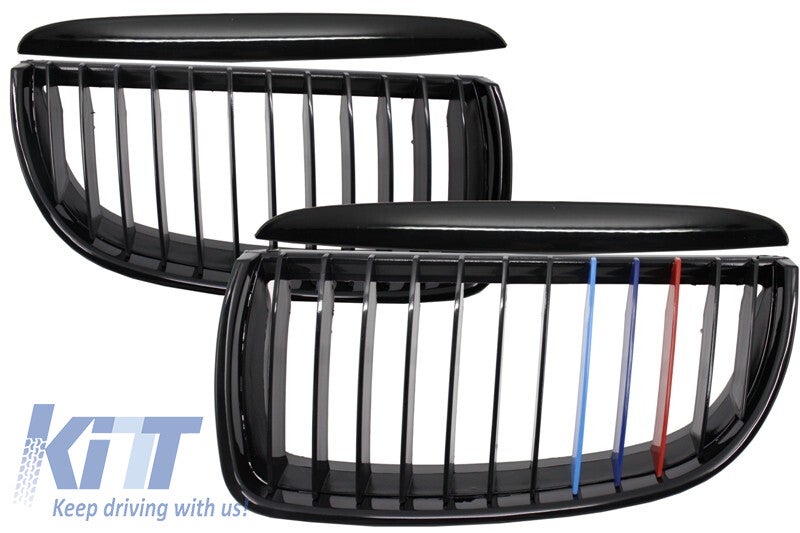 BMW e90/e91 (04-08) Central Kidney Grilles M-Power 3 Color Design