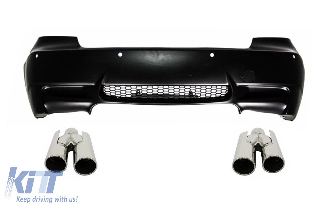 BMW e92/e93 (06-10) Rear Bumper With Exhaust Muffler Tips M3 Design
