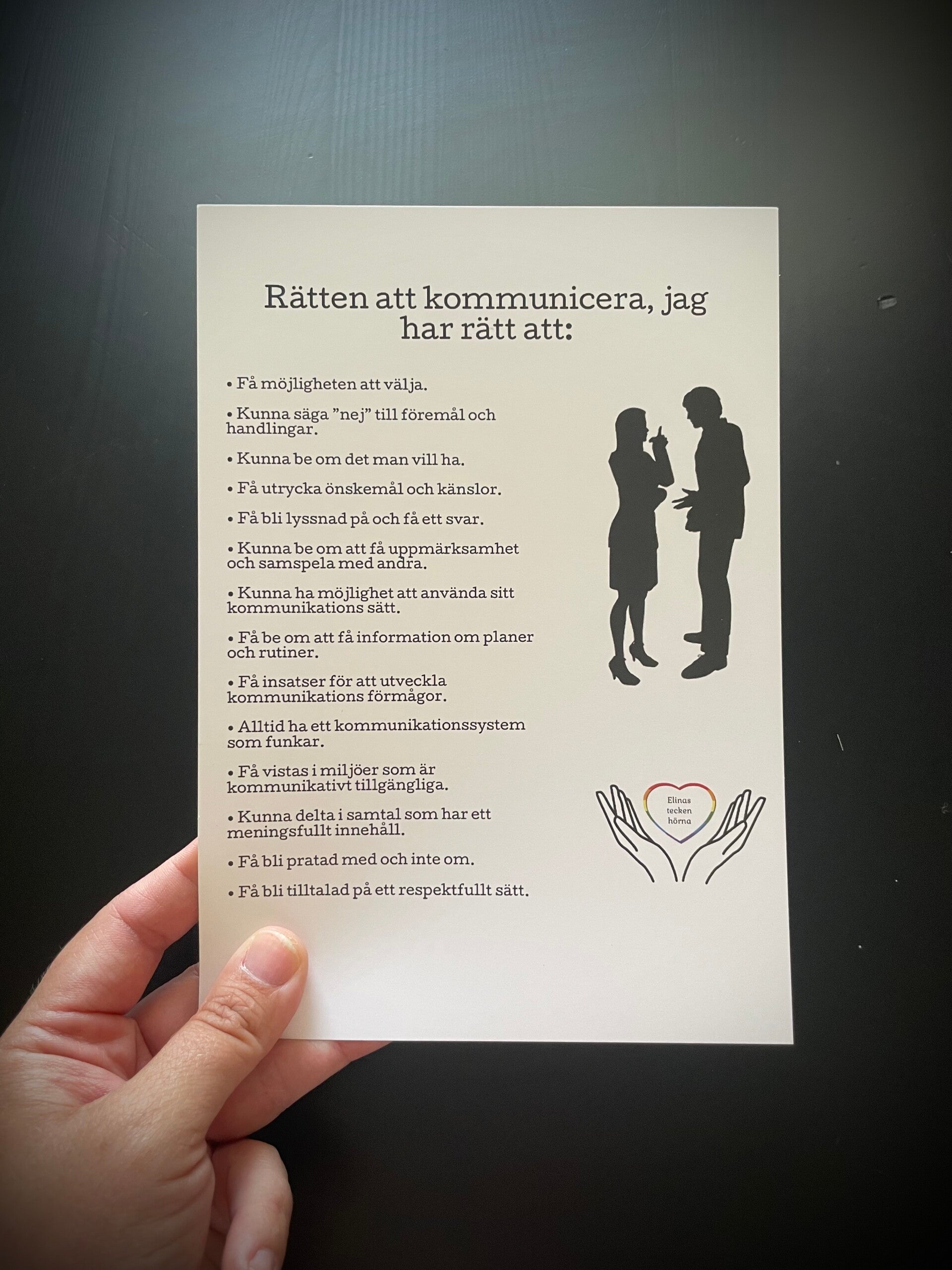 Vykort - Rätten att kommunicera