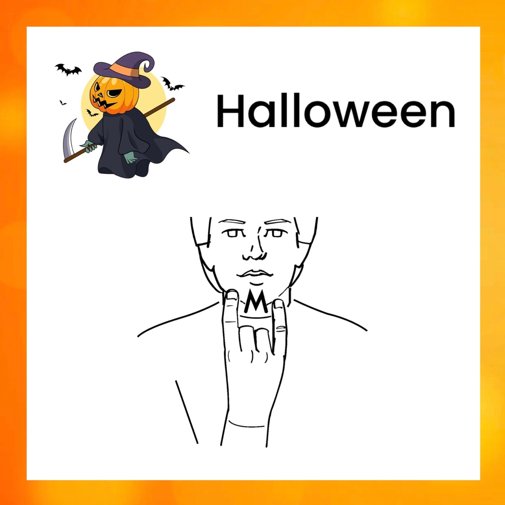 Halloween tema - Teckenspråk