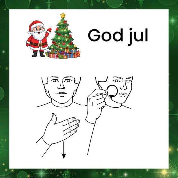 Jul tema - Teckenspråk