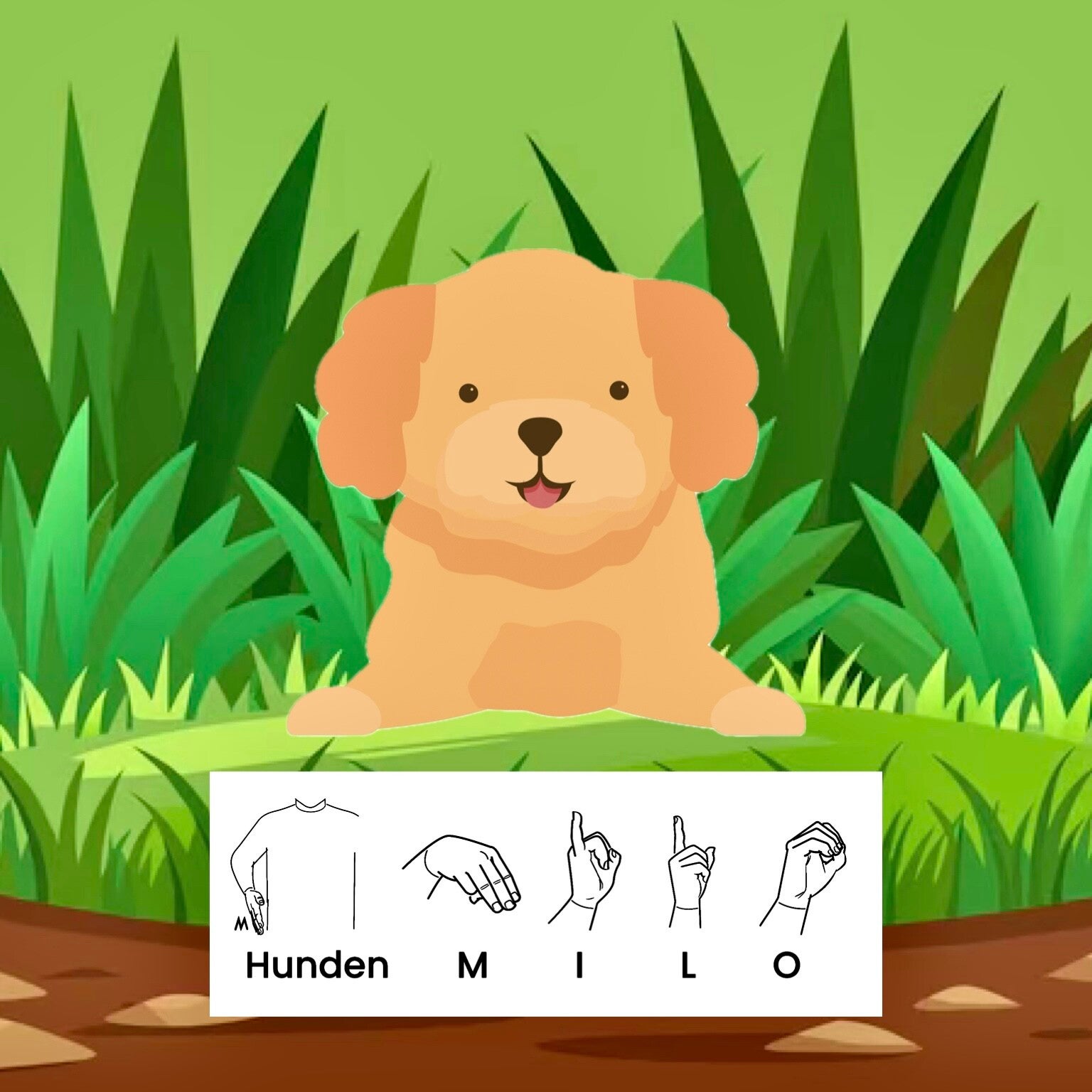 Sagan om hunden Milo - Teckenspråks bok