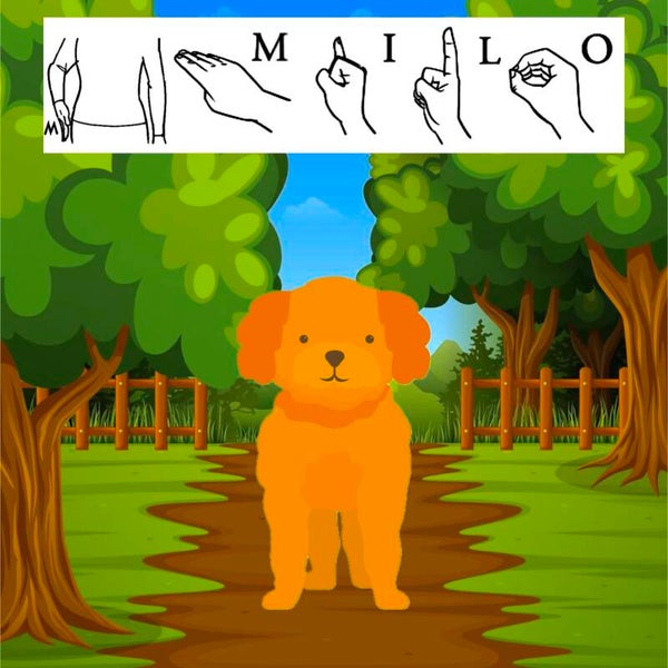 Sagan om hunden Milo - Teckenspråks bok