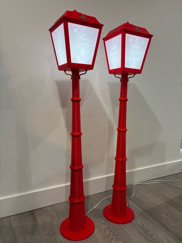 Lampadaire de Noël