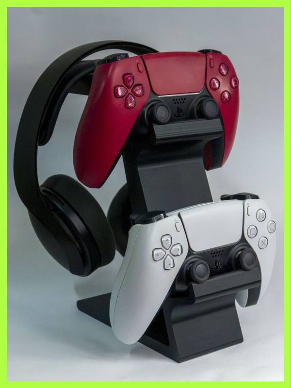 Support 2 Manettes + casque PS5