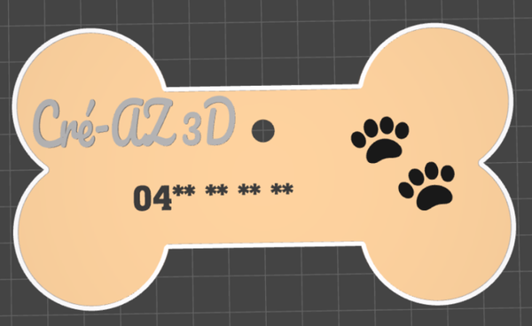 Médaillon pour animaux