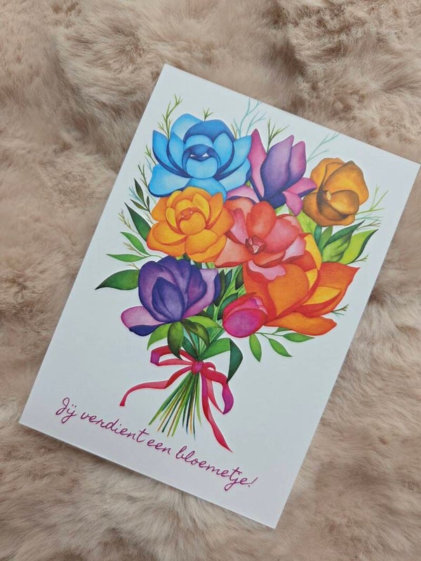Jij verdient een bloemetje!