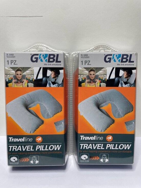 Nekkussens Reizen Set van 2 – Vliegtuig & Auto – Comfortabel Reiskussen