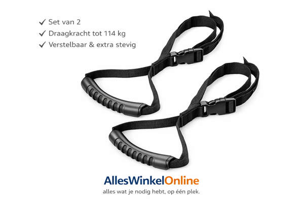 Auto Instaphulp Riem met Handgreep – Verstelbare Uitstaphulp tot 114KG
