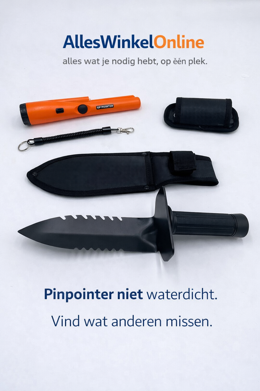 Grasmes & Pinpointer Set – Metaaldetectie Starterset