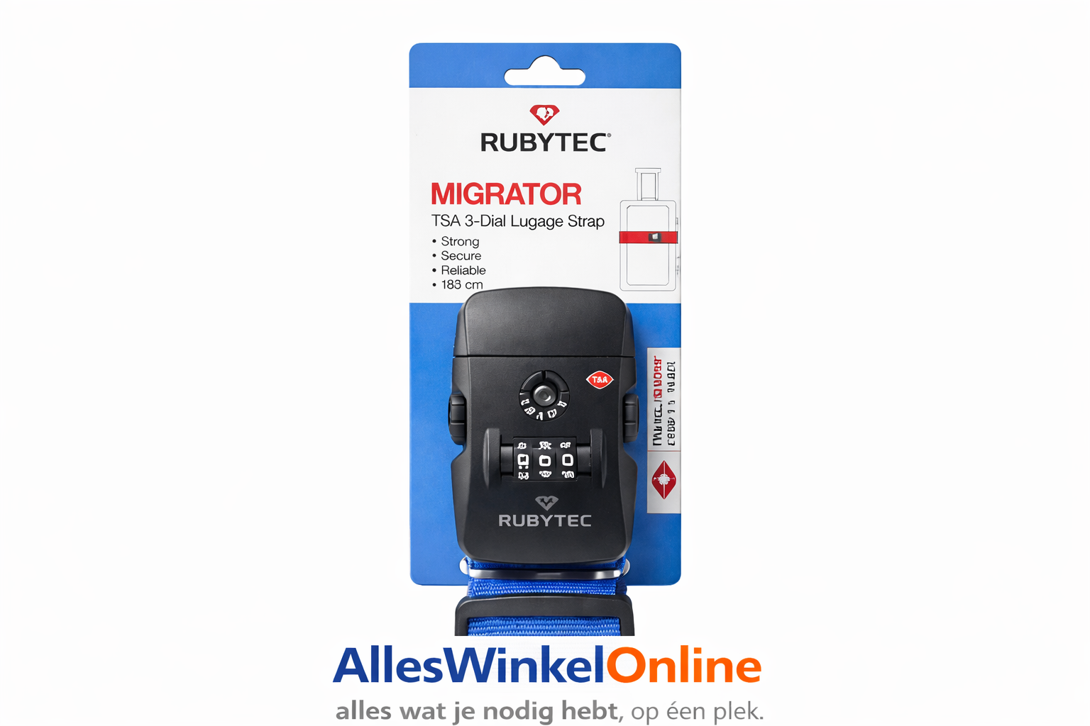 TSA Kofferriem – Rubytec