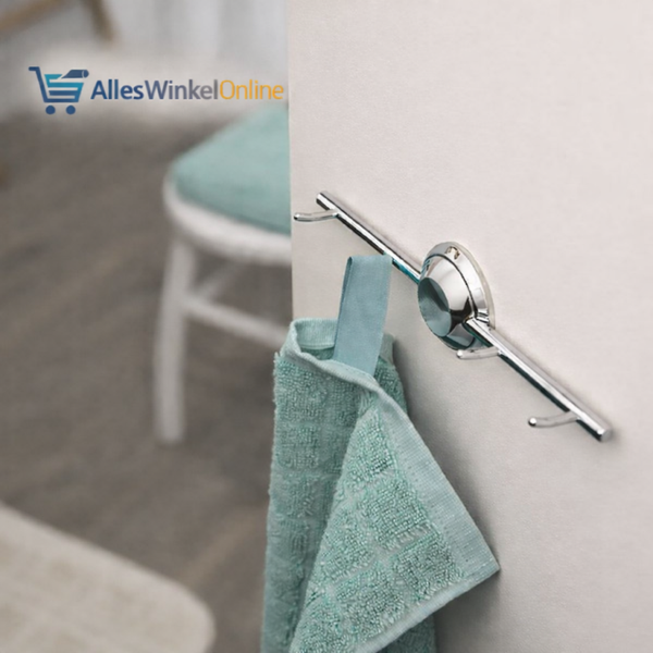 Tiger Torino Multihaak – 4 Haakjes – Chroom Glans – 21 cm