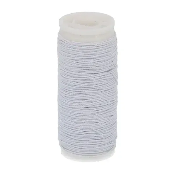 Rimpelelastiek wit