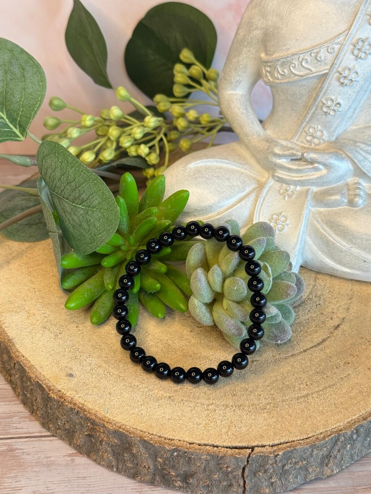 Kugelarmband aus Obsidian