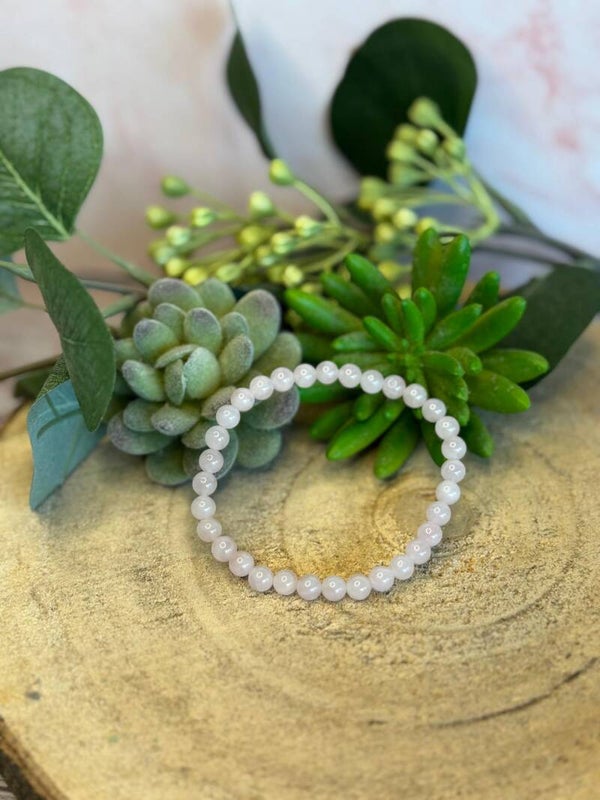 Kugelarmband aus Rosenquarz