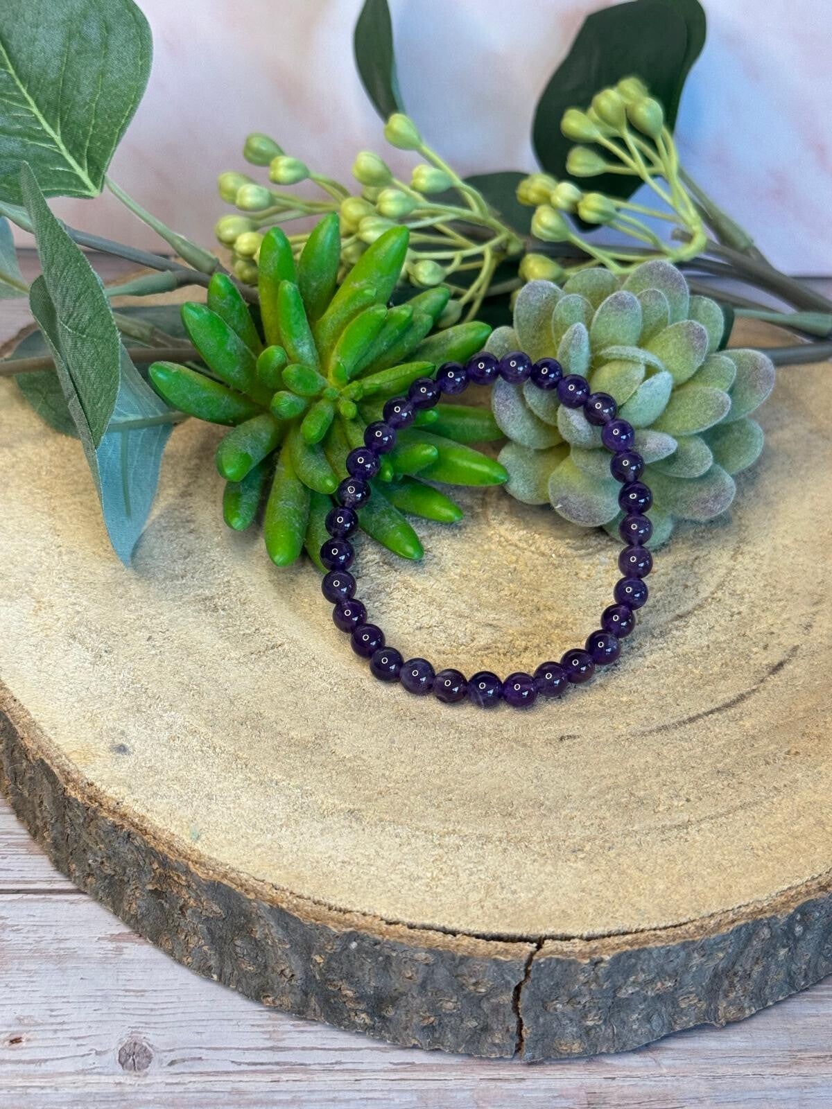 Kugelarmband aus Amethyst