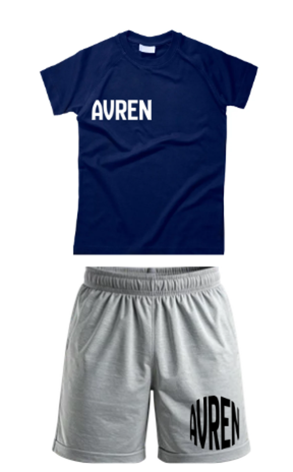 AVREN BLUE AND GRAY