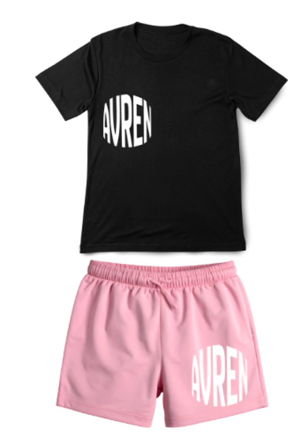 AVREN`S   BLACK AND PINK