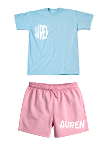 AVREN`S  PINK AND BLUE
