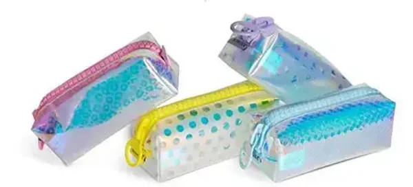 1 astuccio per matita Astuccio portamatite Silicone, Tessile Colori assortiti
