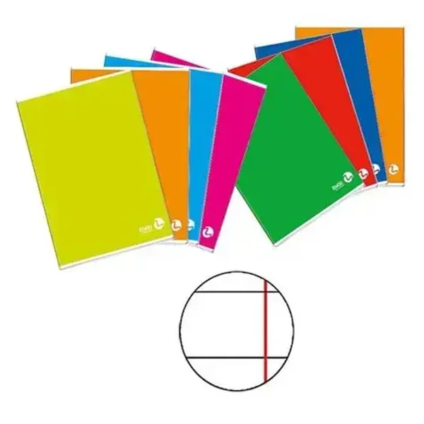 10 PZ QUADERNI TINTA UNITA