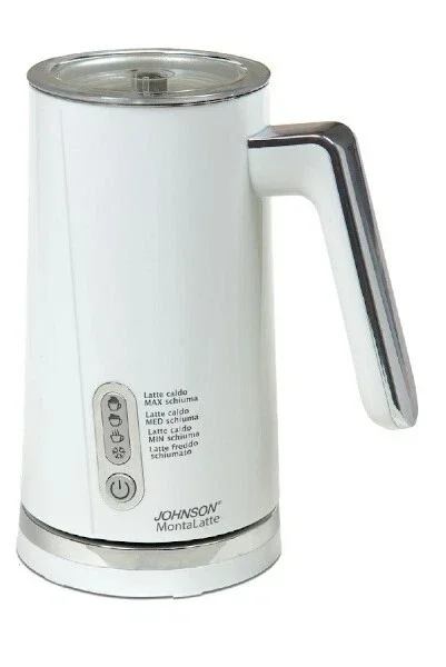 Montalatte Elettrico Johnson 4 in 1 – 550W, con accessori, capacità 0,3L