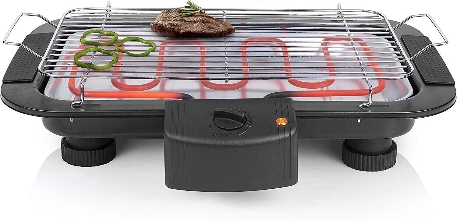 BARBECUE BRACE GRIGLIA PIASTRA ELETTRICA BISTECCHIERA 2000W